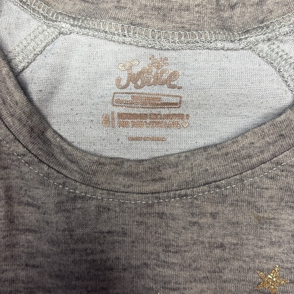 Girls long sleeve shirt Justice brand with sparkly unicorn outline size 8 - Picture 3 of 3